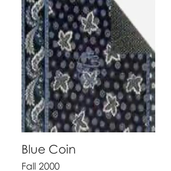 Vintage VERA BRADLEY Blue Coin Y2K Medium Duffle - Picture 13 of 15